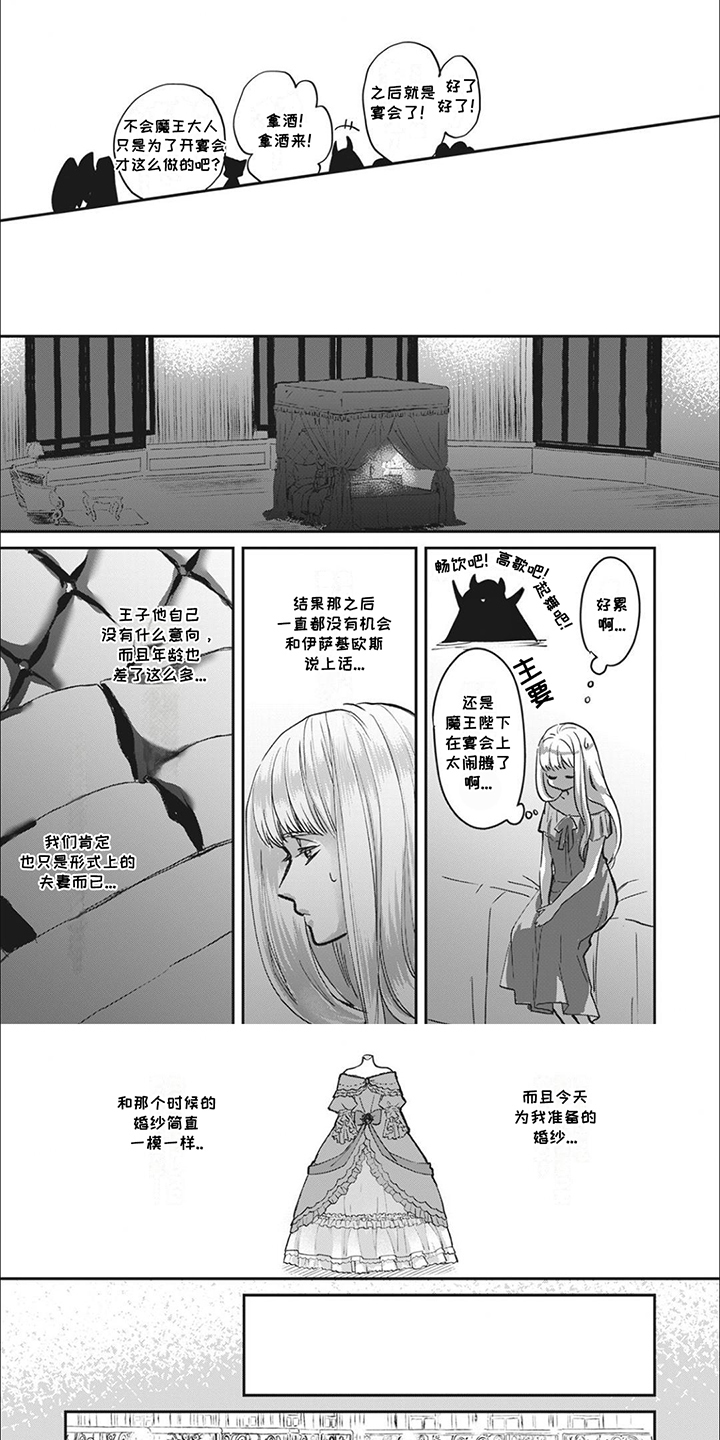 魔界王子的花嫁漫画,第2章：做梦吗1图