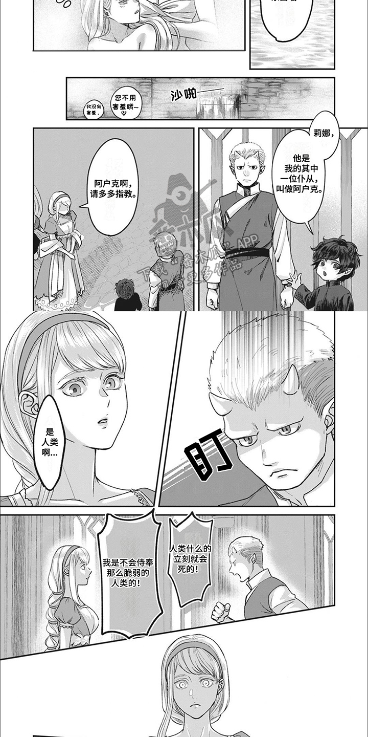 魔界王子的花嫁漫画,第4章：心直口快2图