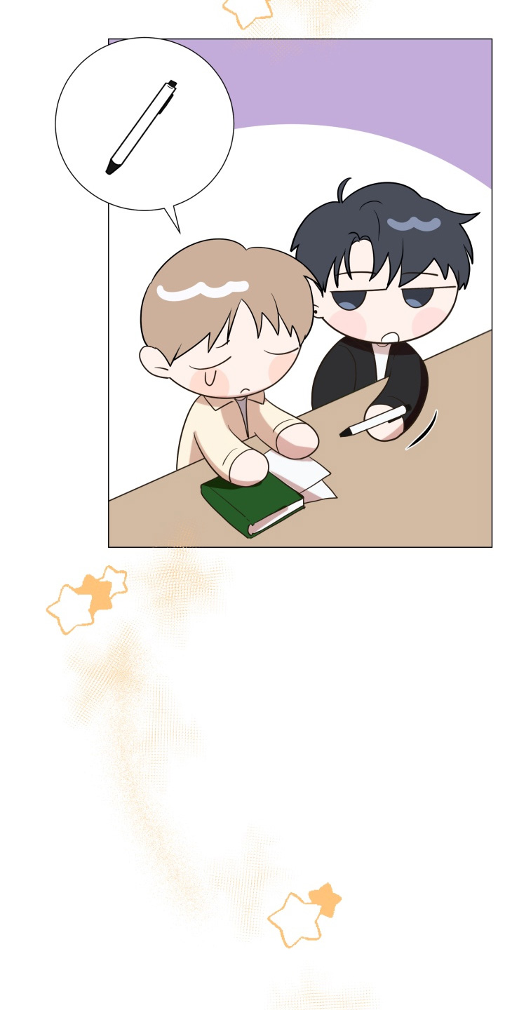 双面对话框漫画,第16章：一起学习吧1图