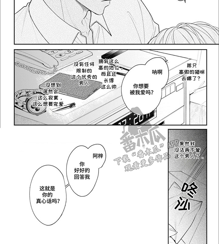 自私的猫与爱漫画,第2章：请你爱我3图