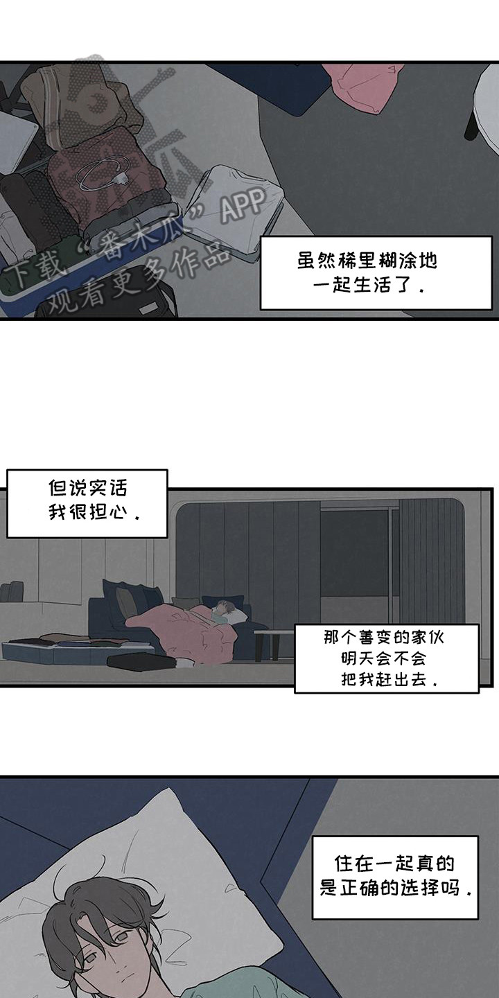 奇怪的交换生漫画,第19章：亲密的关系5图