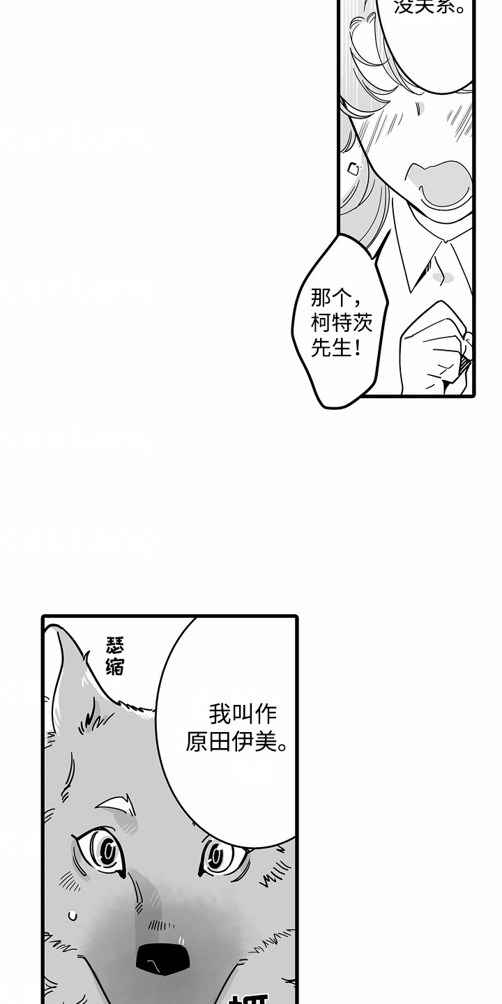 善良的狼朋友漫画,第2章：面包店1图