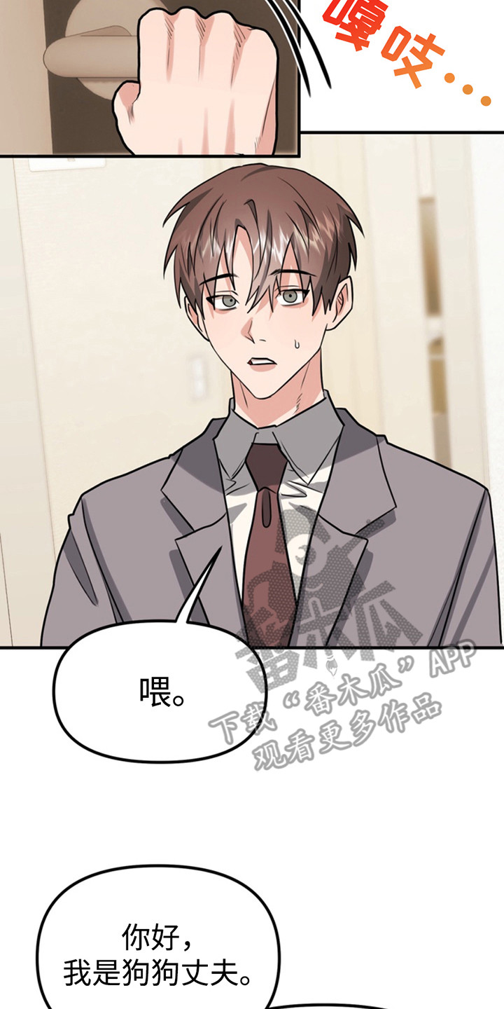 忠犬狂欢系列漫画漫画,第57章：小狗的丈夫：敲门5图