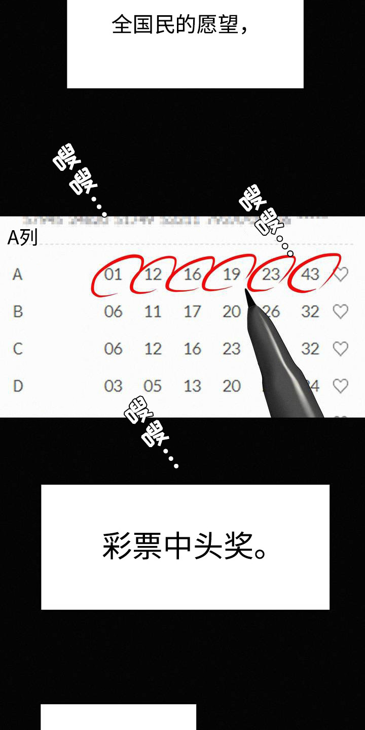 幸运便利店漫画,第2章：中大奖2图