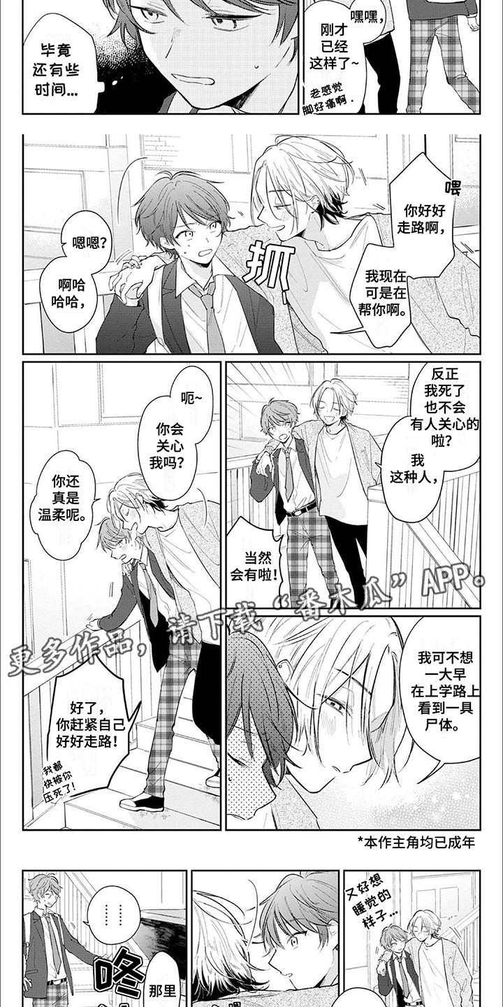 窥视阳光漫画,第1章：醉酒的人3图