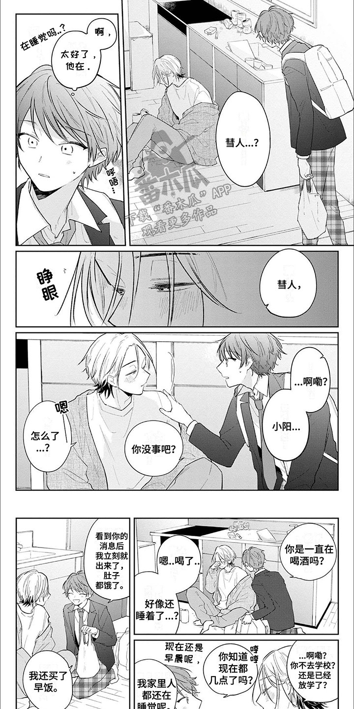 窥视阳光漫画,第6章：酒后吐真言5图