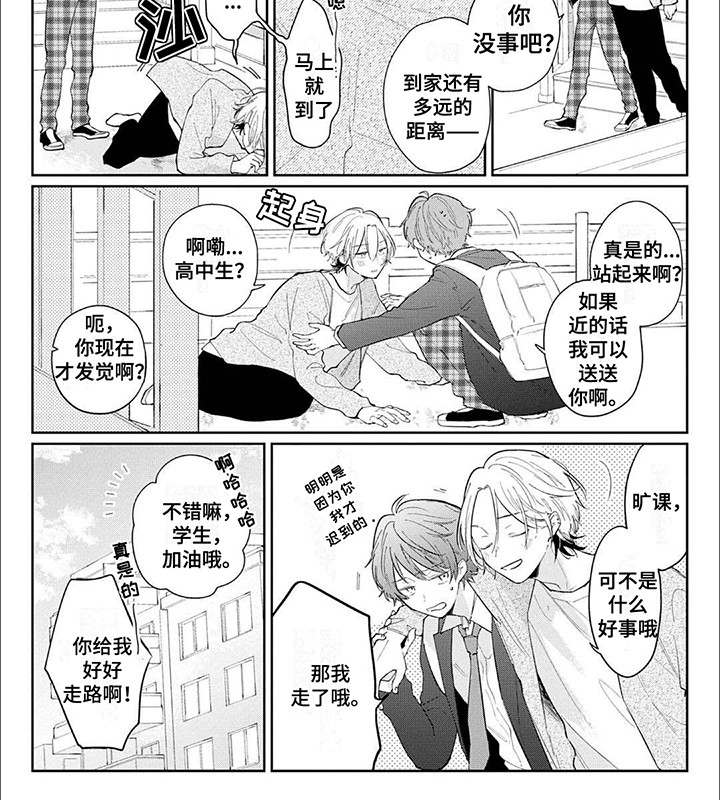 窥视阳光漫画,第1章：醉酒的人4图