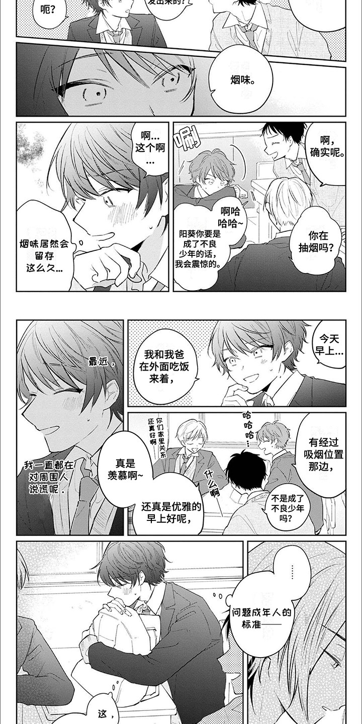 窥视阳光漫画,第13章：倾诉2图