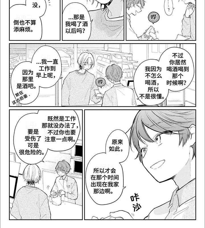 窥视阳光漫画,第1章：醉酒的人3图