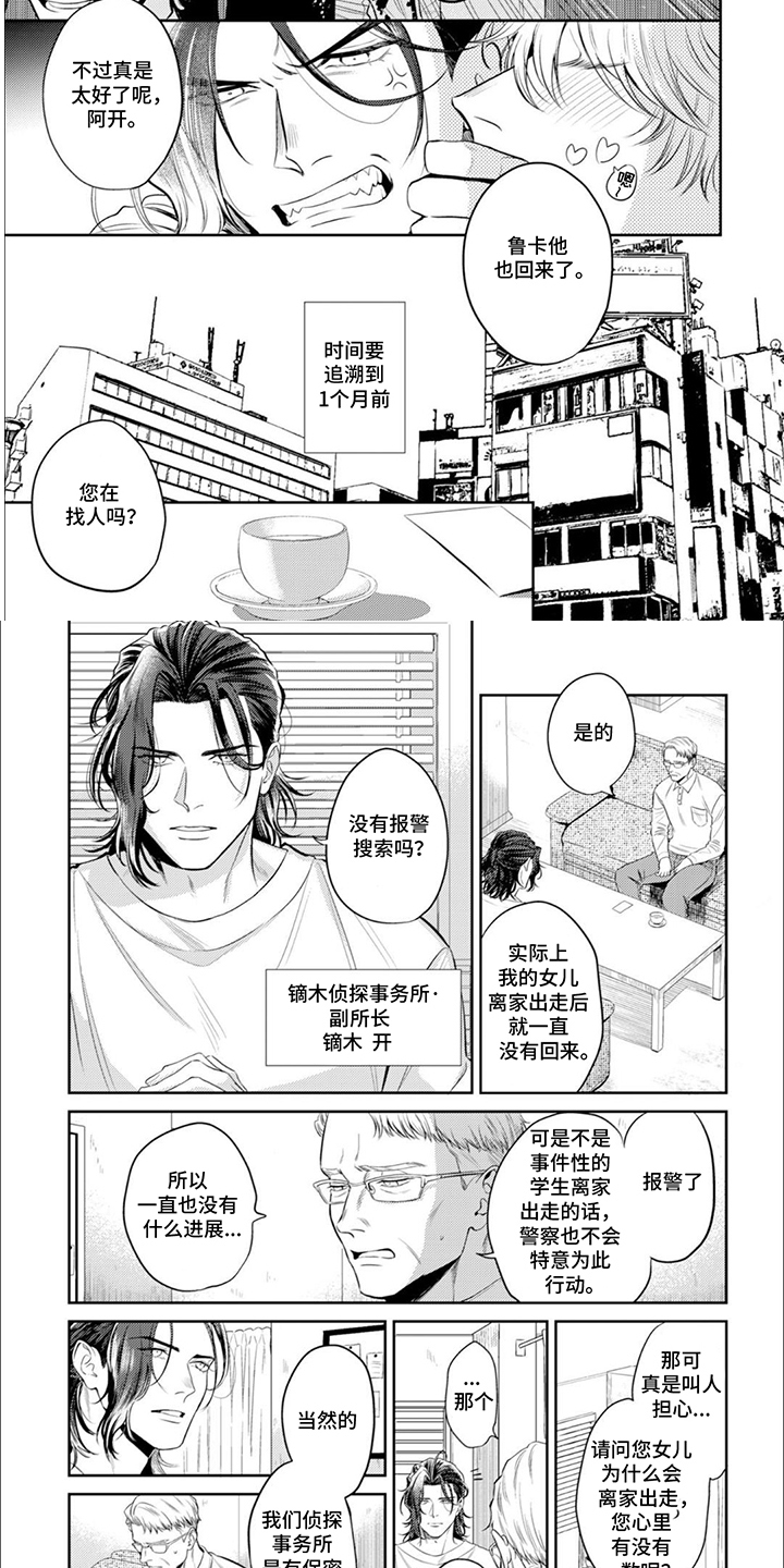 镝木侦探事务所漫画,第1章：侦探事务所4图