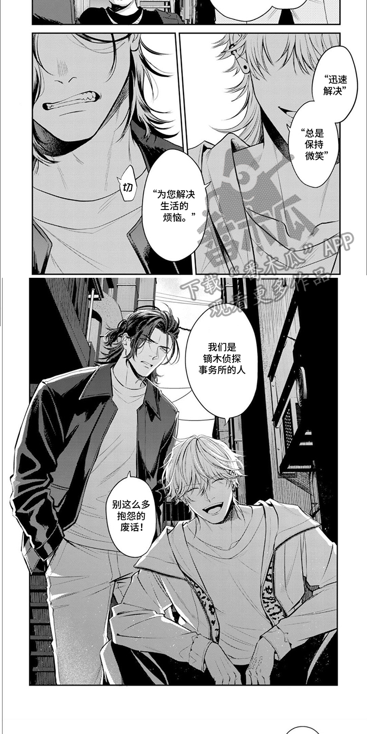 镝木侦探事务所漫画,第1章：侦探事务所2图