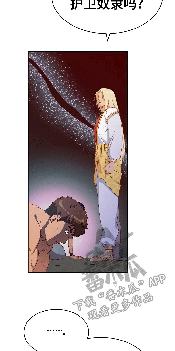 皇帝的垂怜漫画,第4章：跟在他身边1图