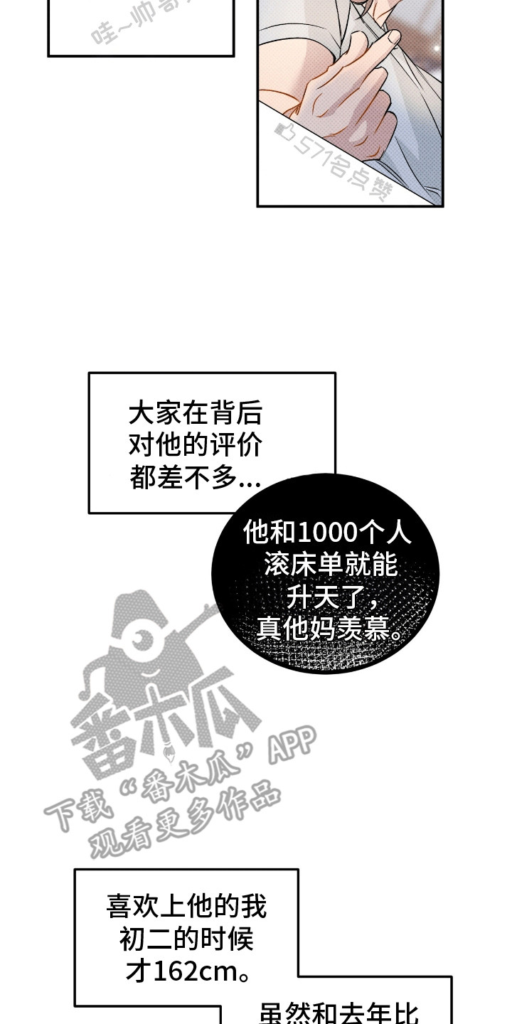 偏偏深爱你漫画,第1章：暗恋1图