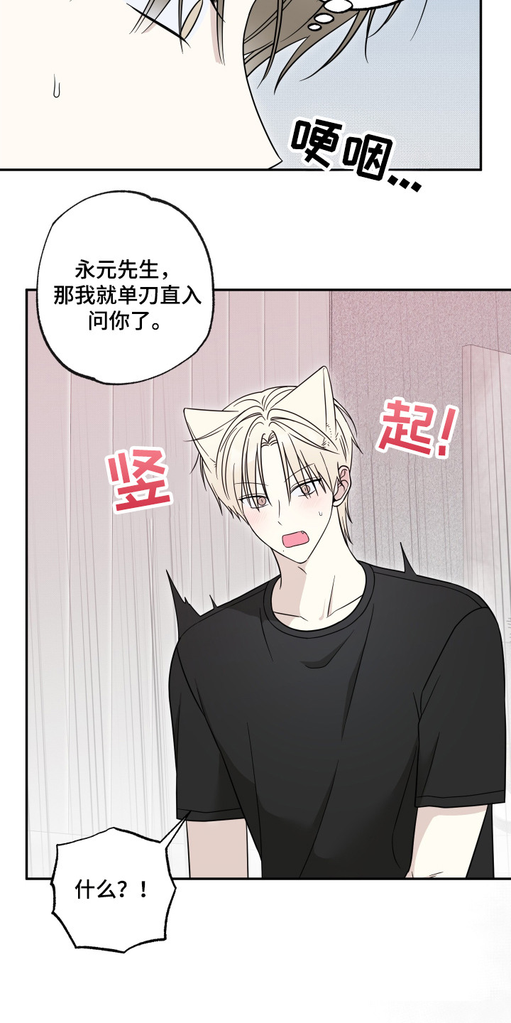 偶像有猫腻漫画原作者漫画,第11章：邀请同居1图