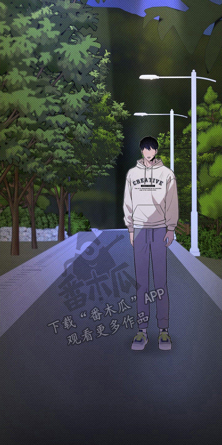 虚实的反义词漫画,第8章：闪烁的路灯2图