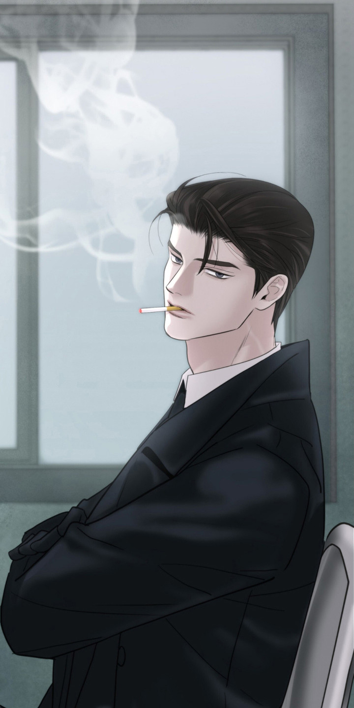 老大的挨打小弟漫画,第3章：烟味4图