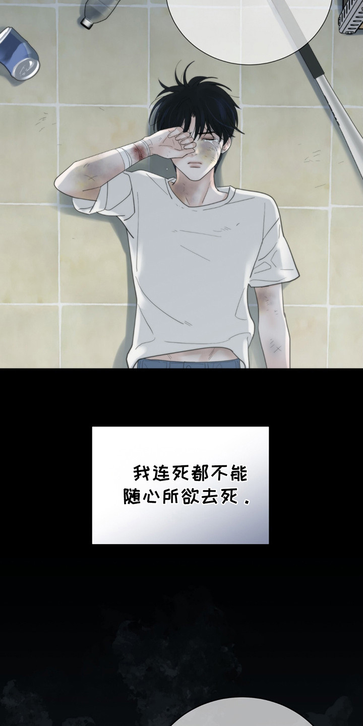 老大的挨打小弟漫画,第13章：写在脸上4图