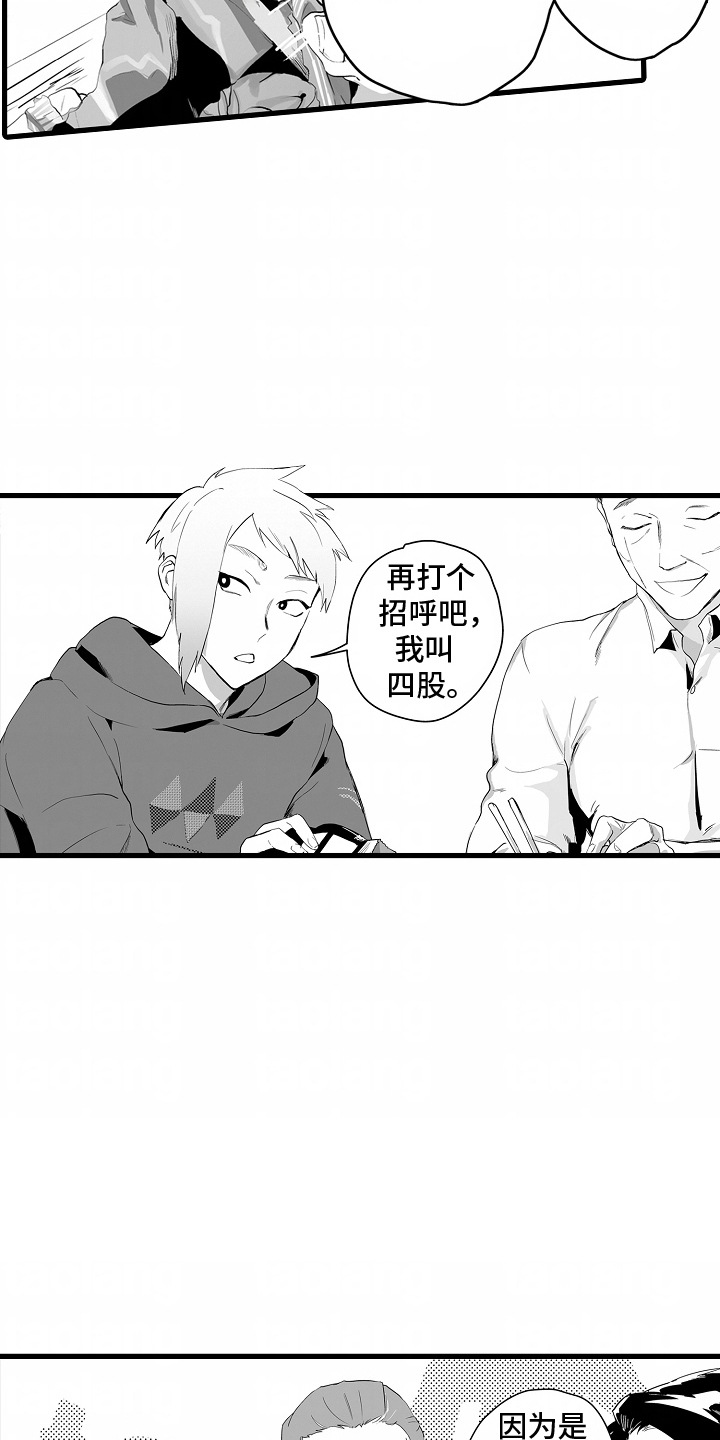 陷入沉默的黑暗漫画,第9章：加入组织1图