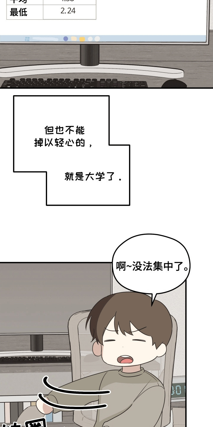 奇怪的同桌的故事漫画,第11章：临时抱佛脚4图