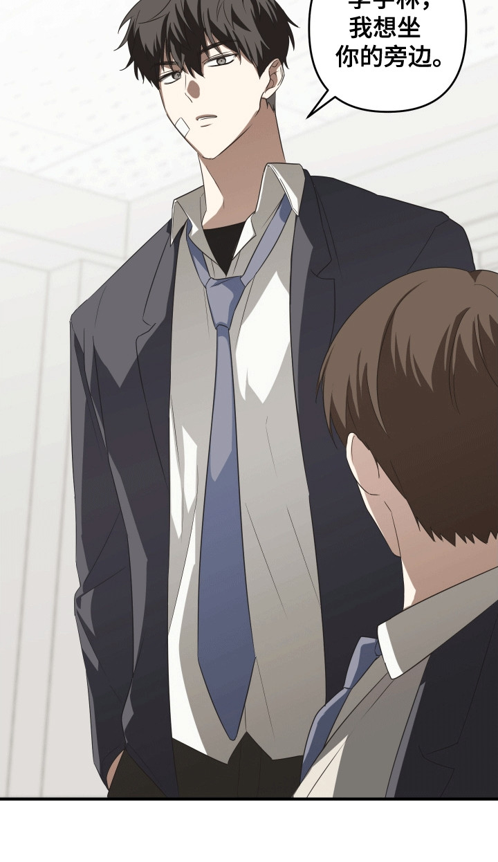 奇怪的同桌漫画,第1章：转校生4图