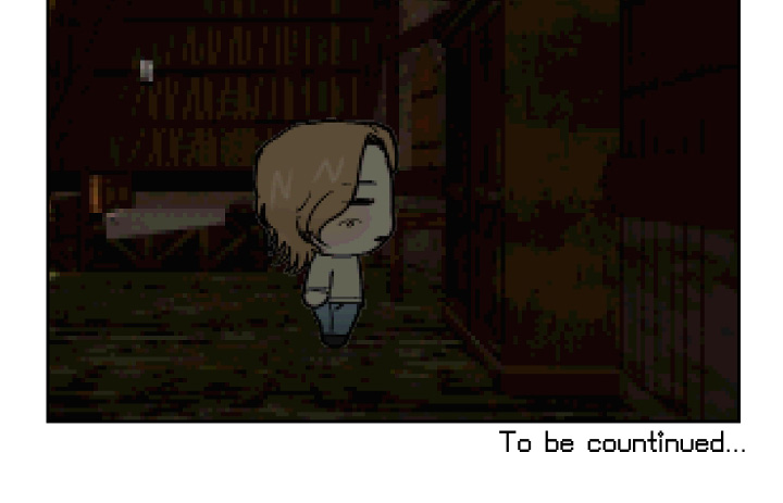 蓝色剪影的谜团漫画,第34章：躲在那里3图