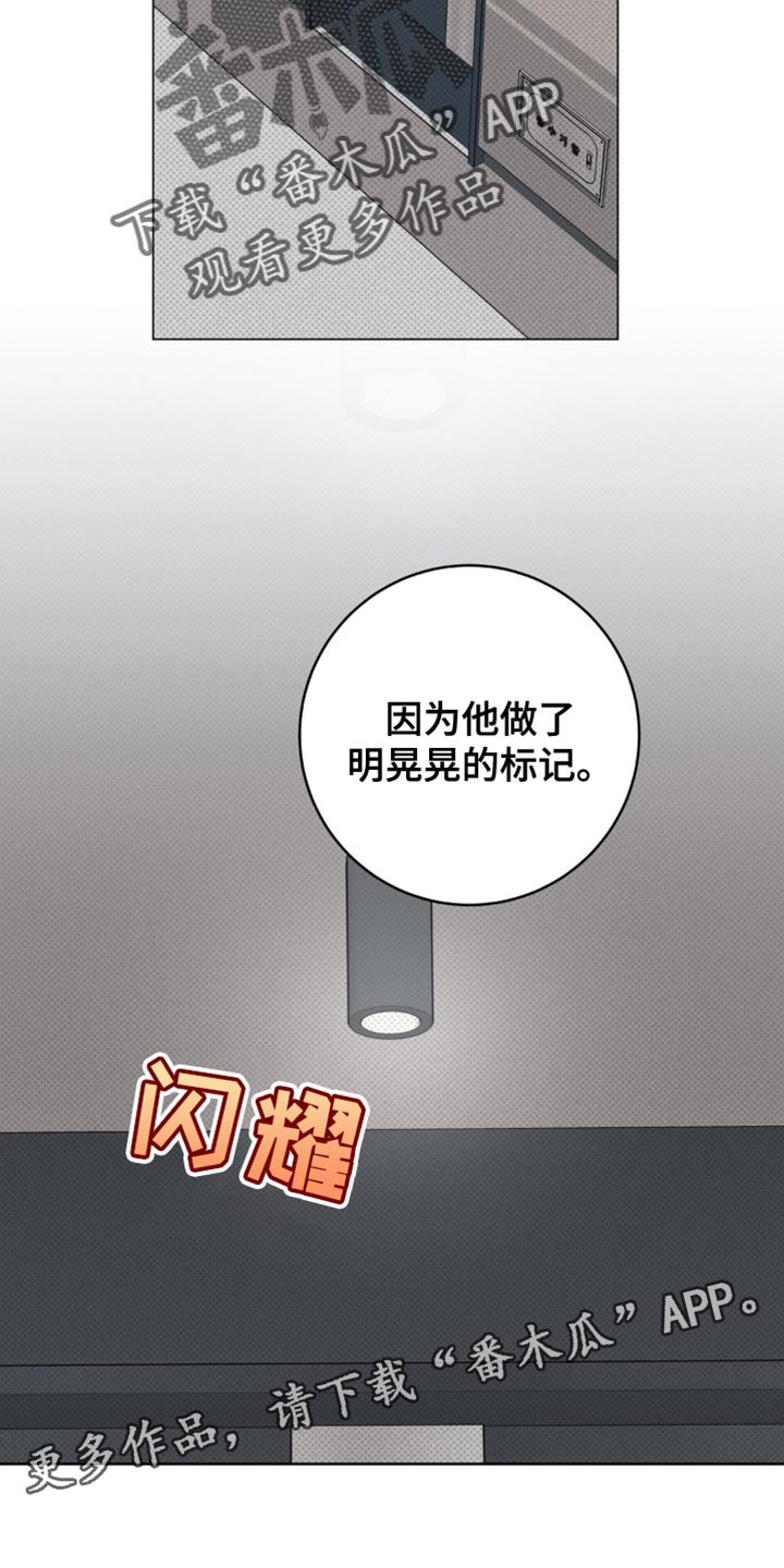迟来的深情漫画,第17章：明晃晃的标记3图