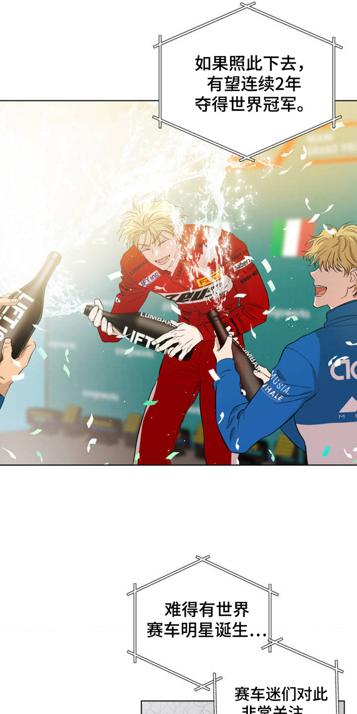 《赛道贵公子》设定介绍漫画,第1章：冠军1图