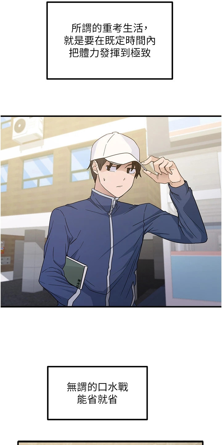 考试学习法漫画,第1章： 重考生1图