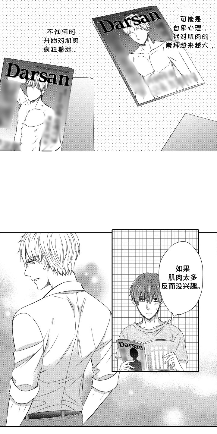 肌酸激酶高是什么原因漫画,第5章：对肌肉着迷1图