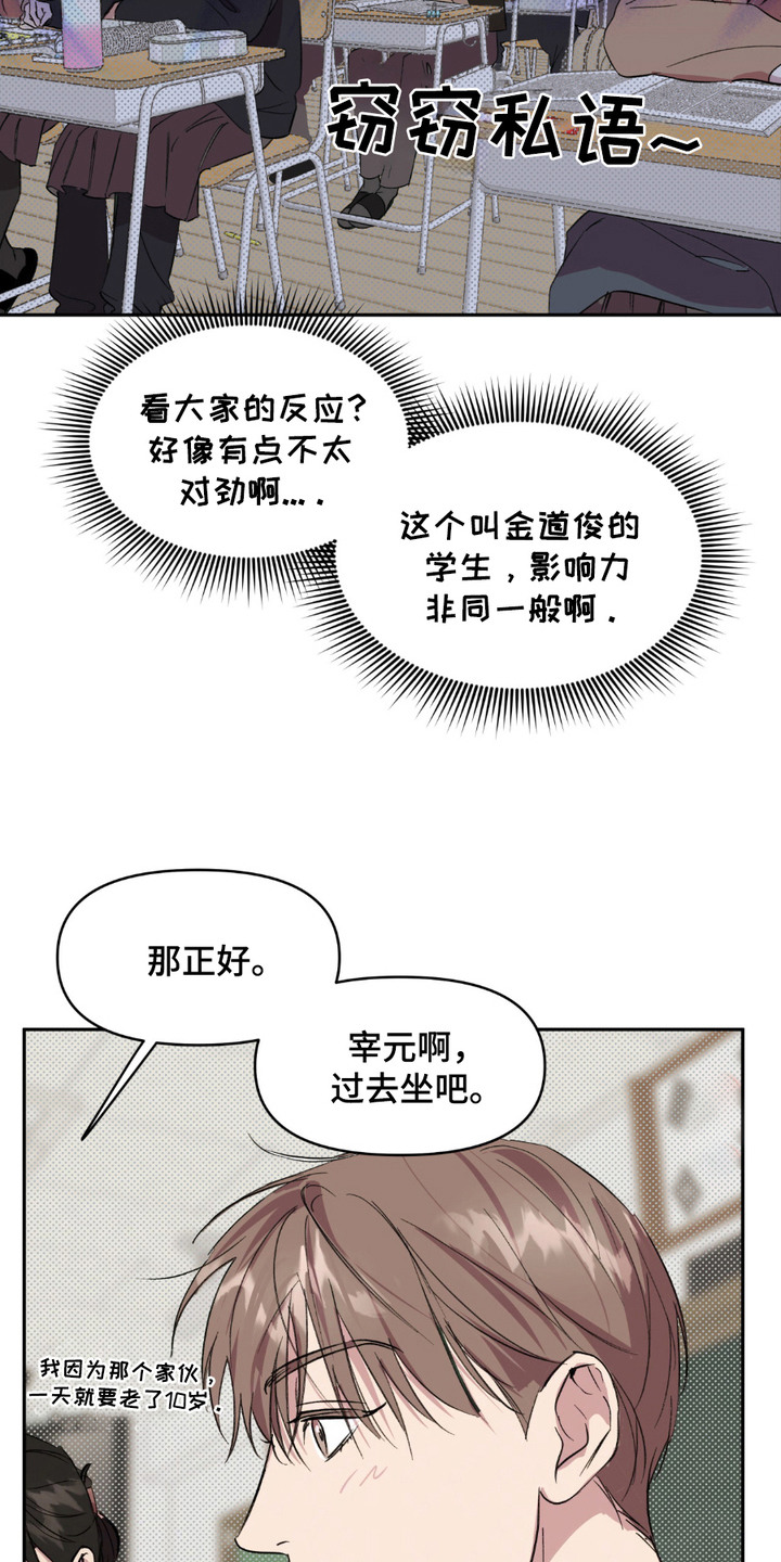 寻找小说的人物漫画,第11章：转学生3图