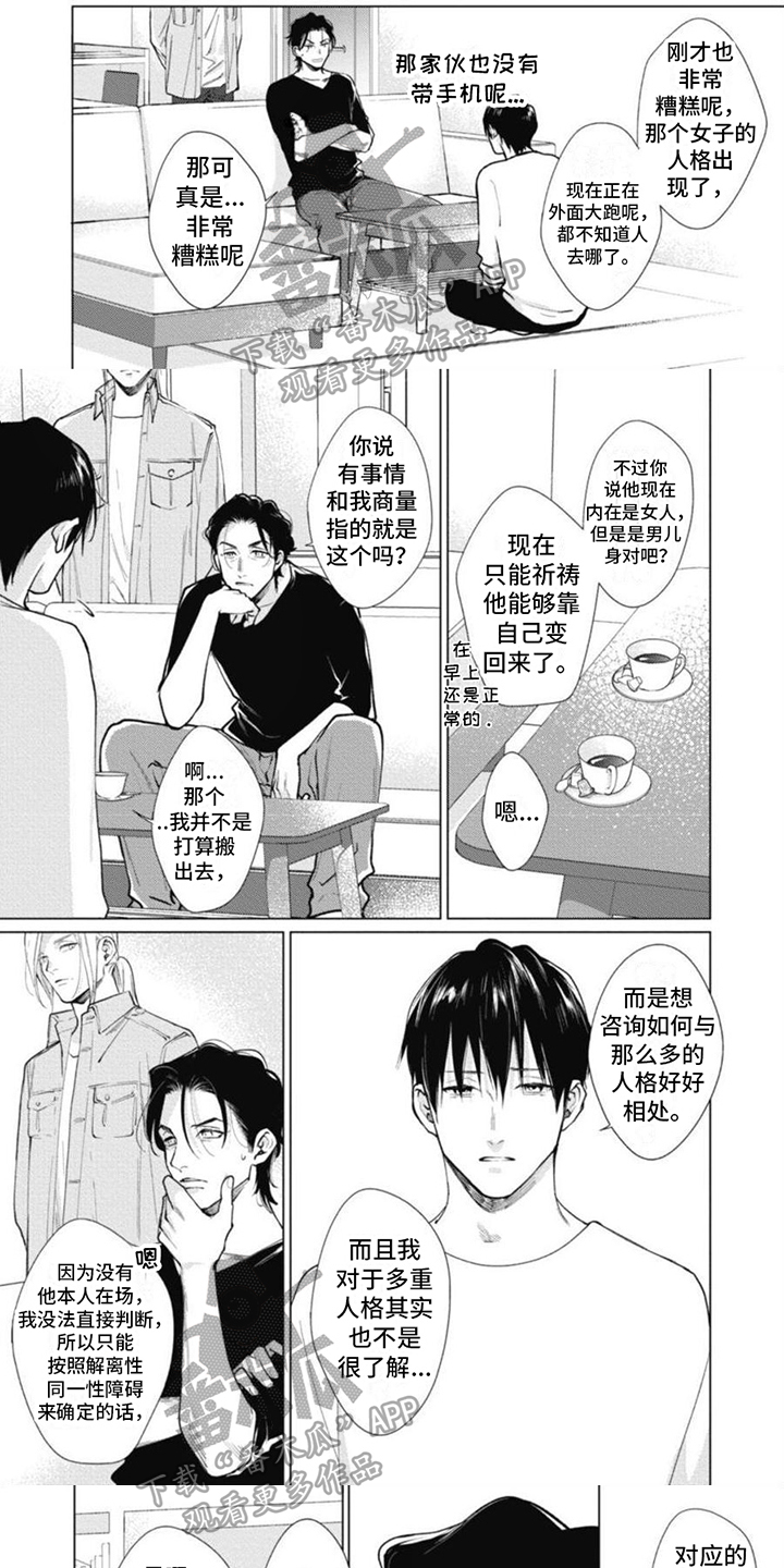 多重的人格漫画,第15章：咨询1图