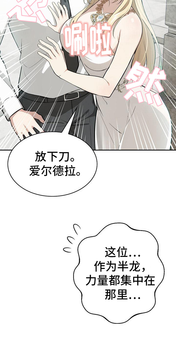 半龙骑士团长漫画,第2章：精灵女4图