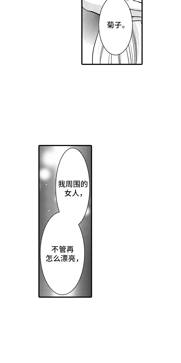 美酒与佳人漫画,第6章：菊子与清酒：男扮女装3图