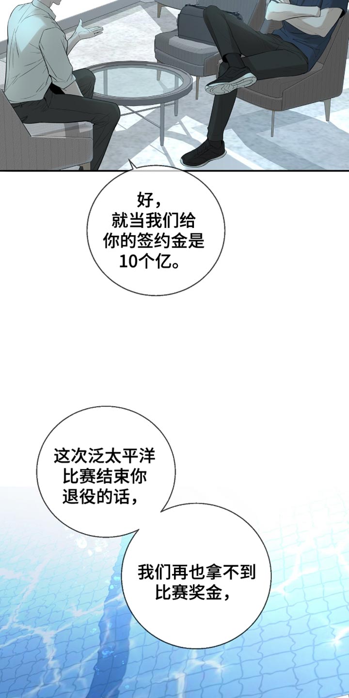 冲刺吧泳池冠军漫画,第25章：很像他的风格3图