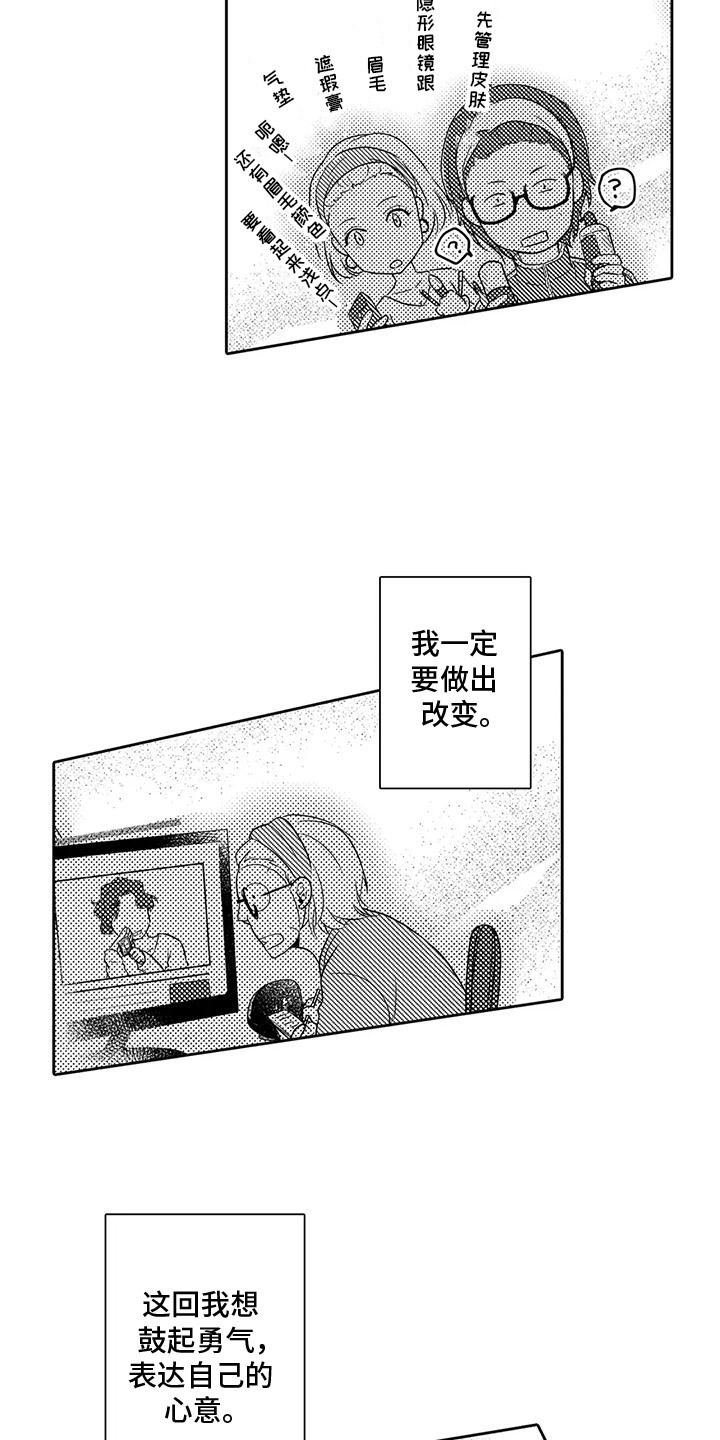 化妆逆袭花美男漫画,第2章：改变自己1图