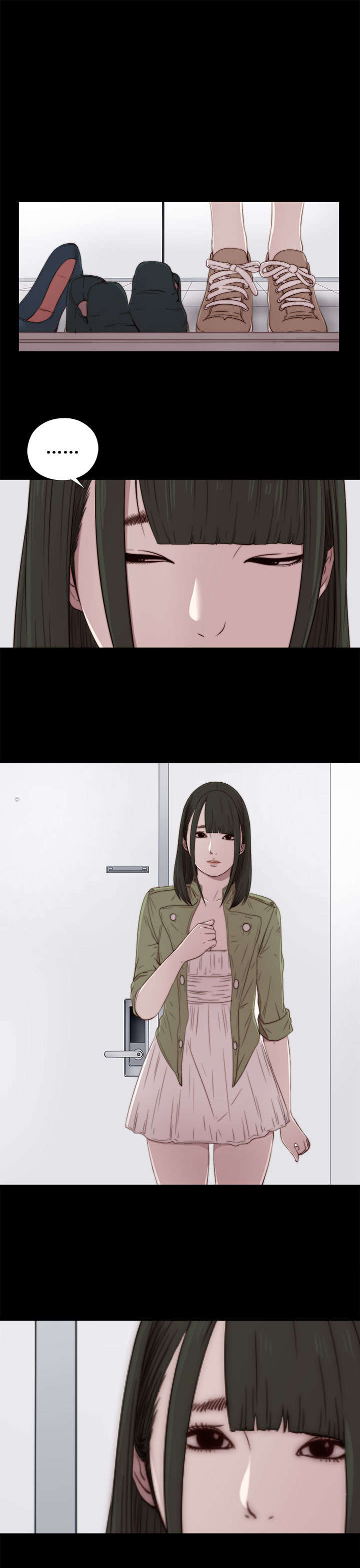 隔壁练习生漫画,第70章：流泪离开1图