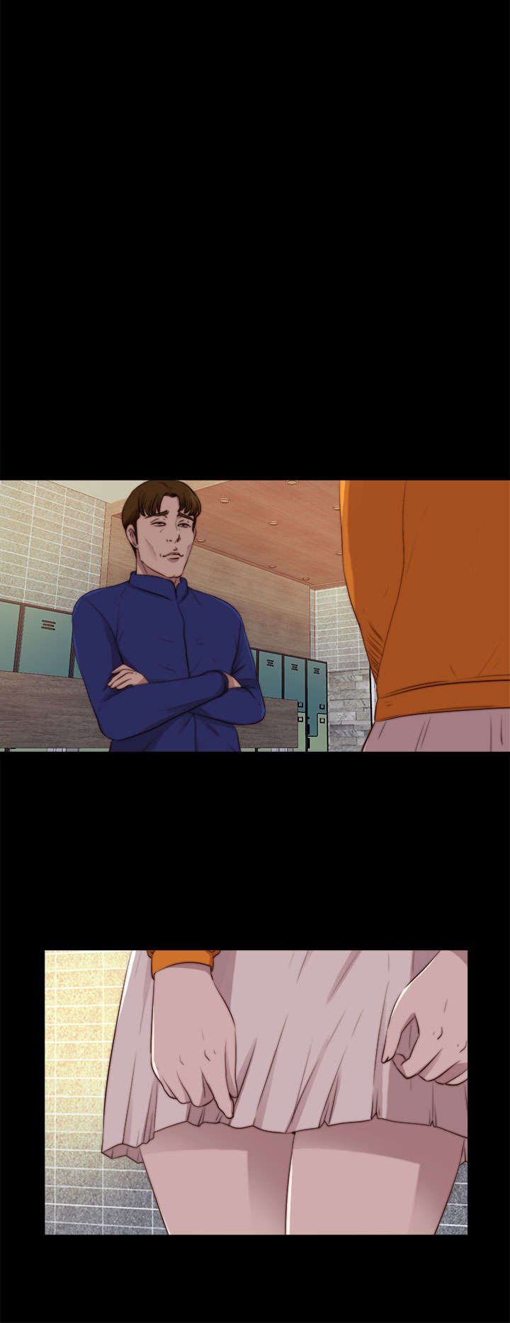 隔壁练习生漫画,第157章：动手动脚4图