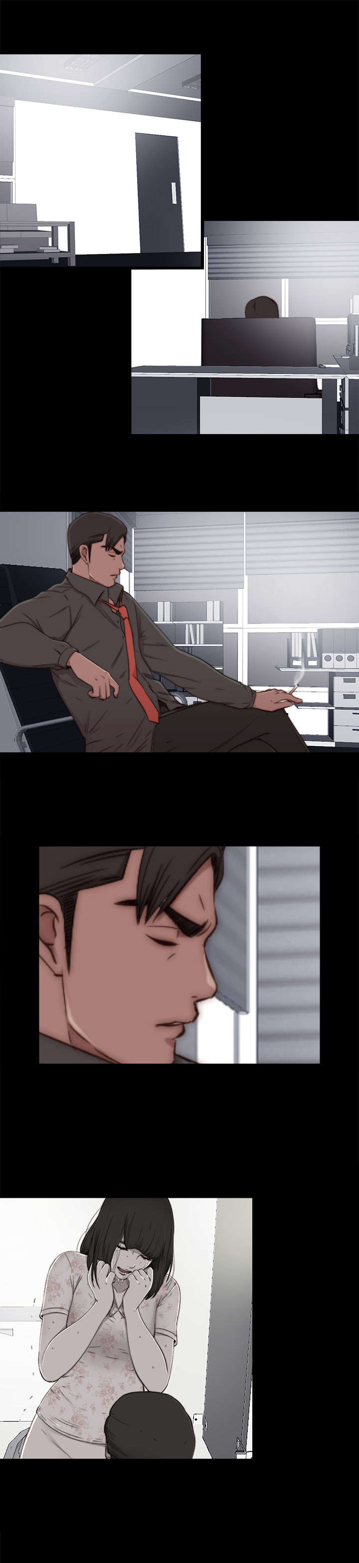 隔壁练习生漫画,第101章：还活着1图