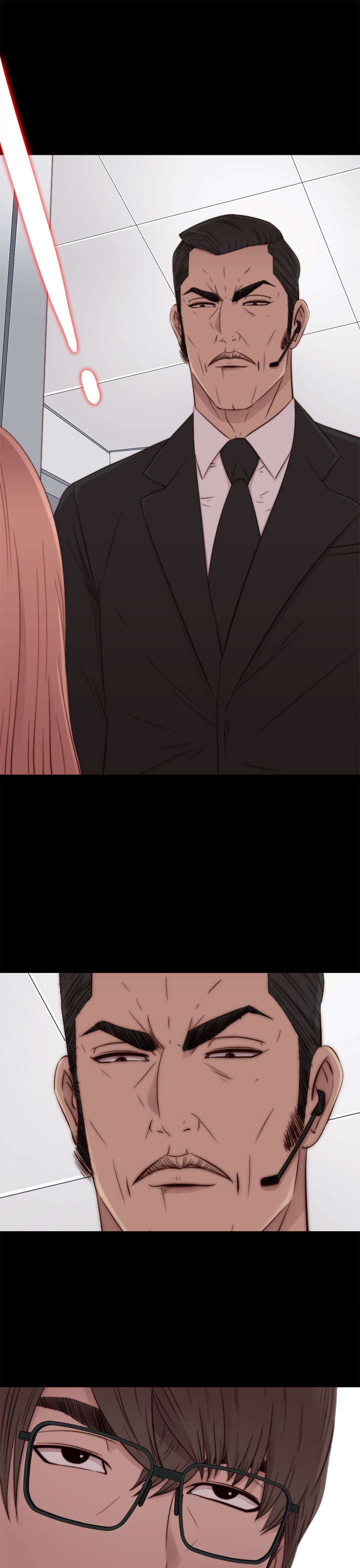 隔壁练习生漫画,第92章：为什么打他3图