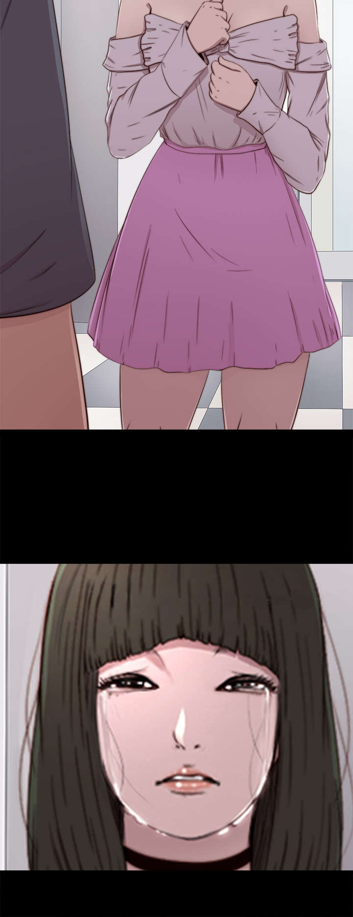 隔壁练习生漫画,第109章：当她没来2图