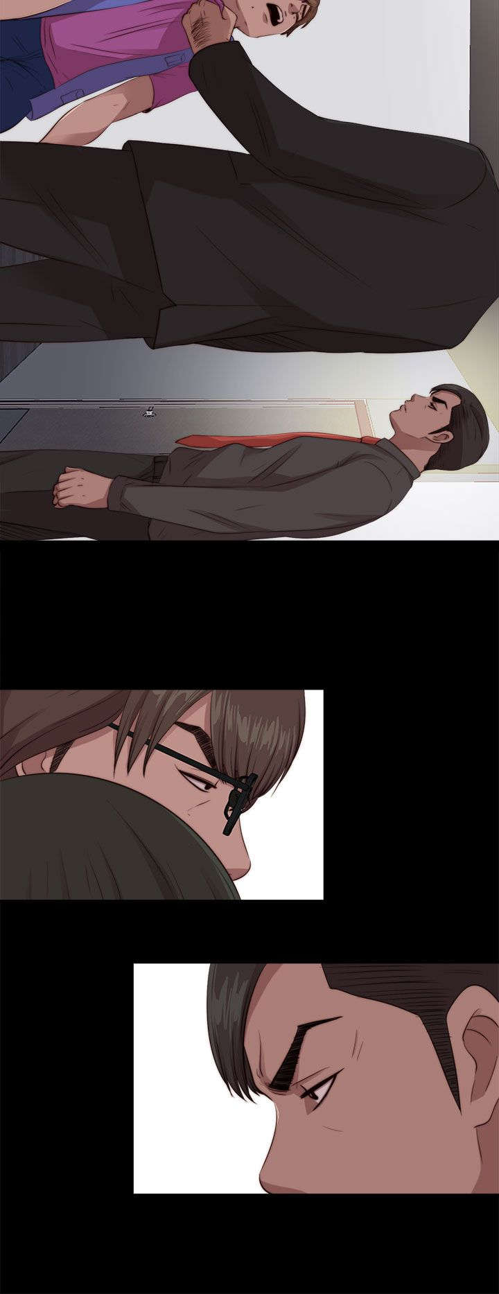 隔壁练习生漫画,第171章：耍帅4图