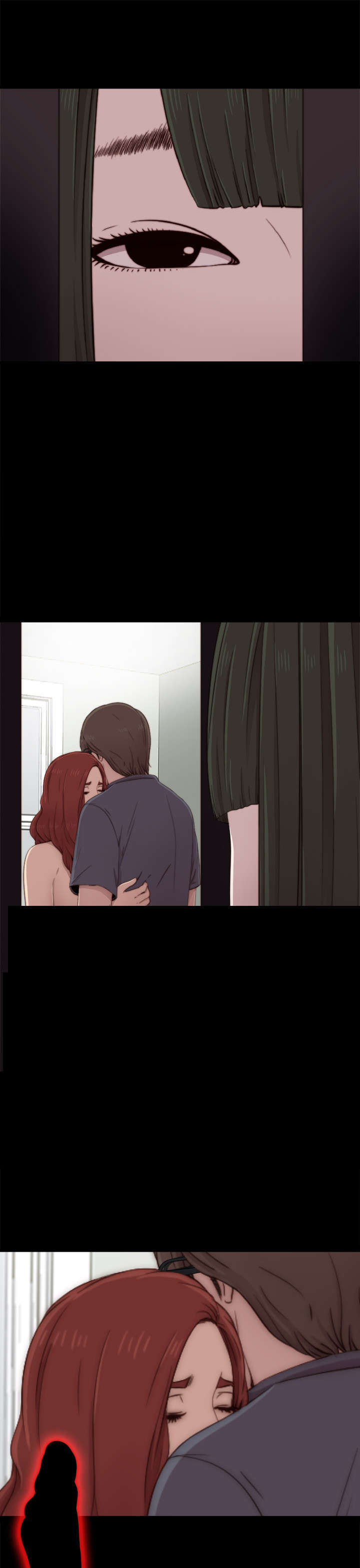 隔壁练习生漫画,第70章：流泪离开1图