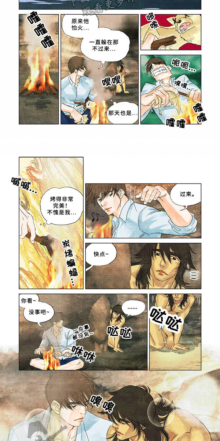 荒岛漂流者漫画,第5章：生火2图