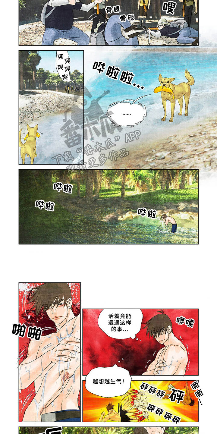 荒岛漂流者漫画,第9章：越想越气2图