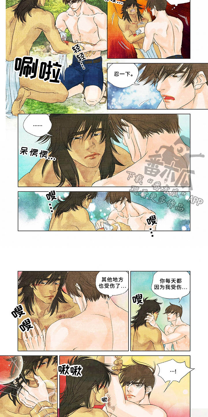 荒岛漂流者漫画,第8章：伤口4图