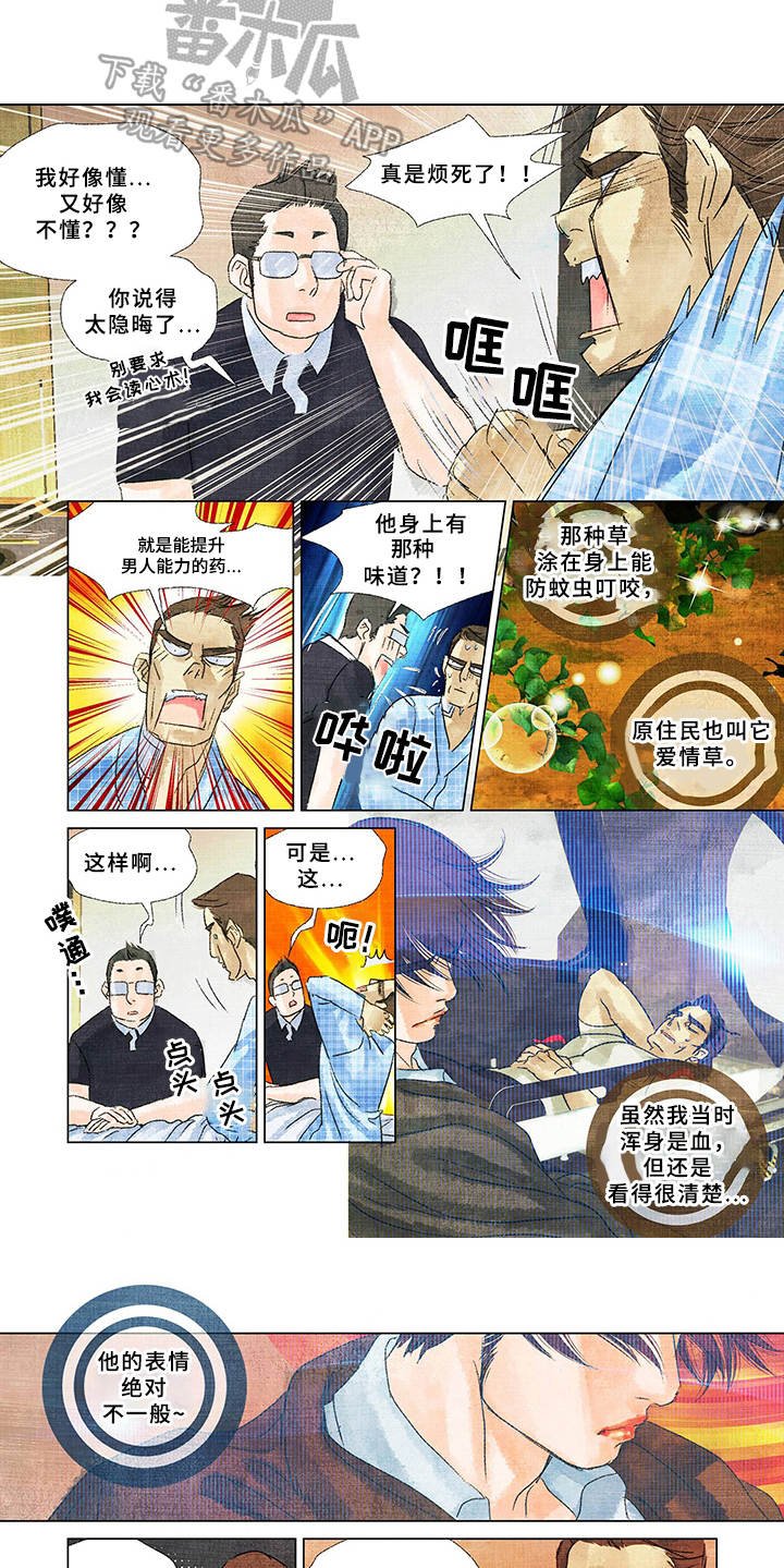 荒岛漂流者漫画,第20章：不一般1图