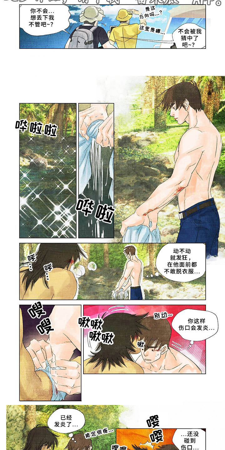 荒岛漂流者漫画,第8章：伤口3图