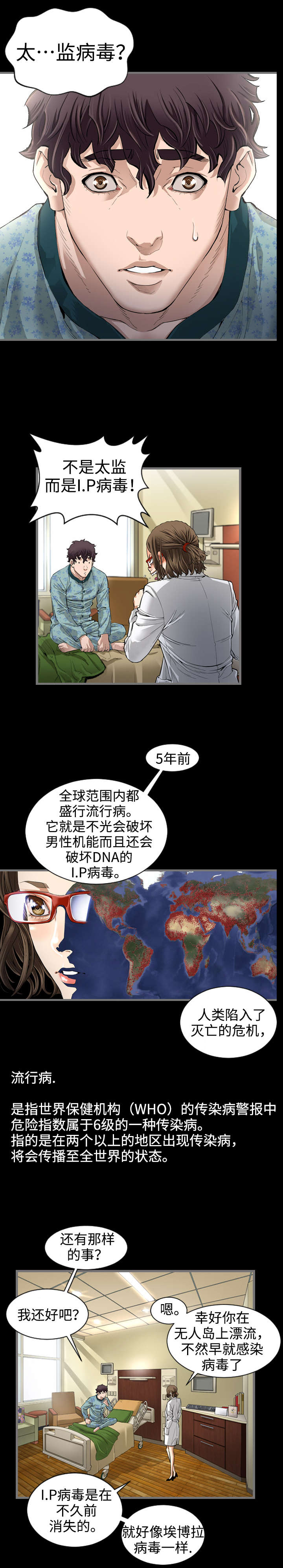 幸存基因漫画,第2章：唯一雄性5图
