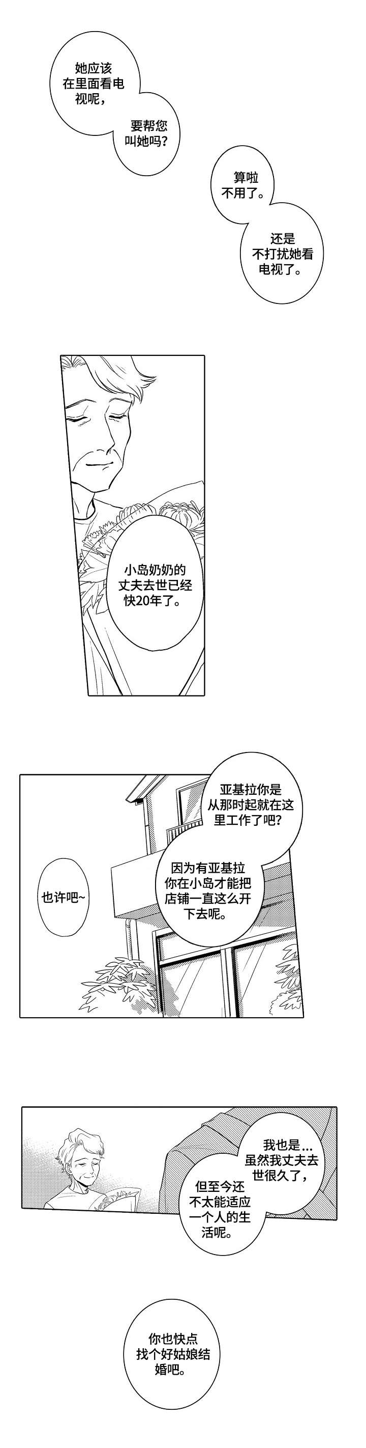 小岛鲜花店漫画,第1章：鲜花店4图