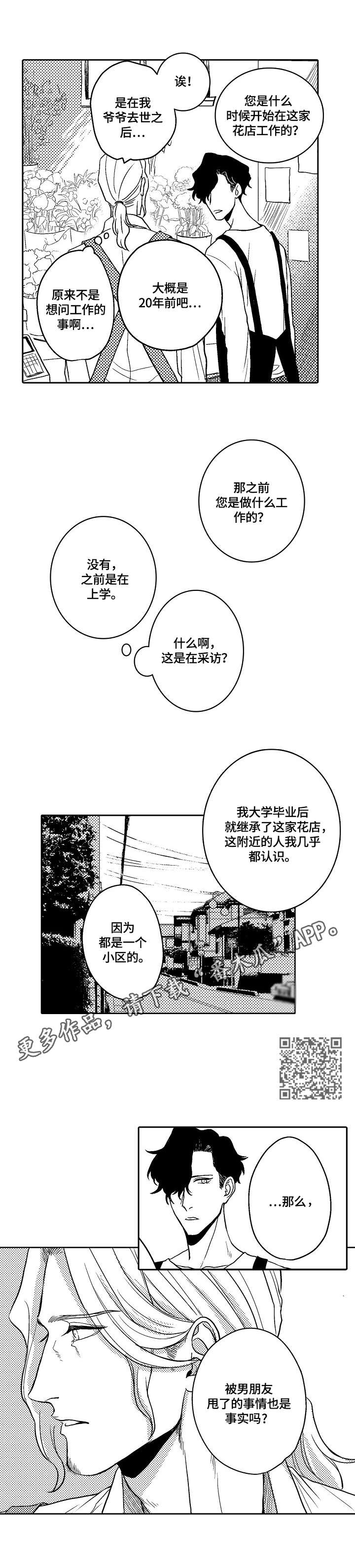 小岛鲜花店漫画,第5章：不反感2图